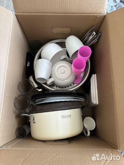 Тарелки,бокалы,кастрюли, мантышница и другое