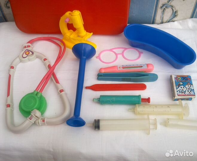 Игровые наборы Кукольный доктор, в чемодане, СССР