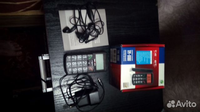 Телефон для пожилых людей, новая батарея