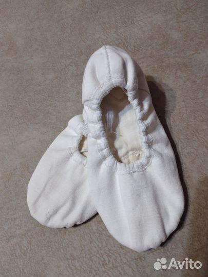 Балетки белые для танцев