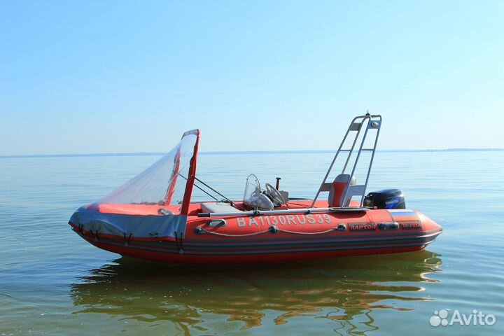 Лодка риб 420 амг новая. Баллоны 50см. Полная комп