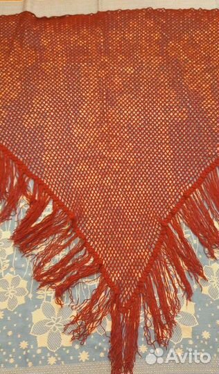 Платок шаль вязаная Ручная работа