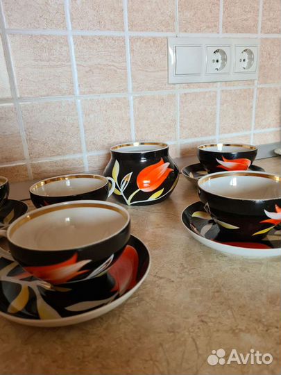 Чайный сервиз тюльпан дулево