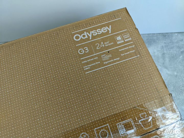 Монитор игровой Samsung Odyssey G3 S24AG302NI