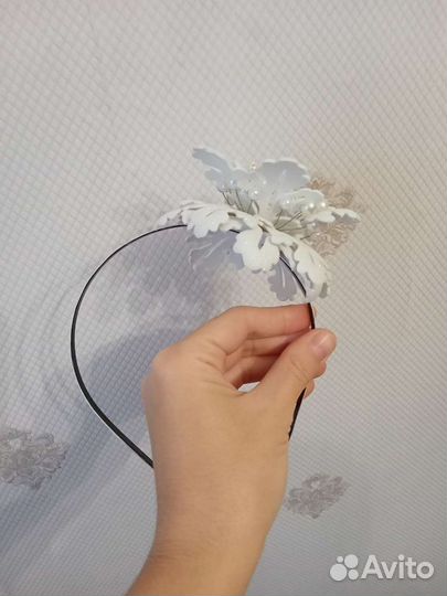 Ободок снежинка