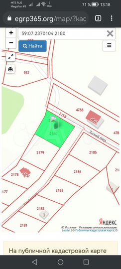 Участок 7 сот. (ИЖС)