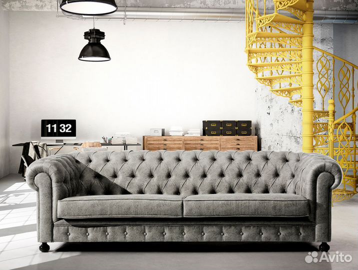 Диван Честер каретная стяжка в рассрочку