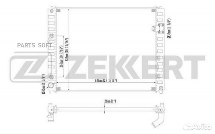Радиатор охлаждения Инфинити FX (S51) 08