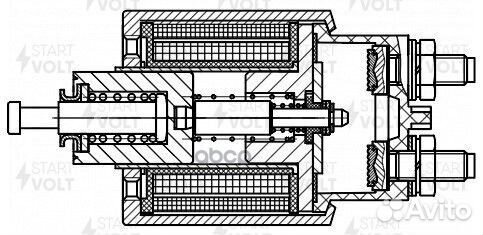 Реле втягивающее стартера ford focus II (04) /C