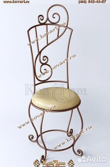 Кованый садовый стул. Art: Q756