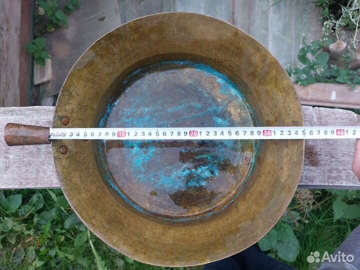 Латунный таз