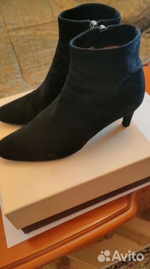 Ботильоны натуральная замша италия 