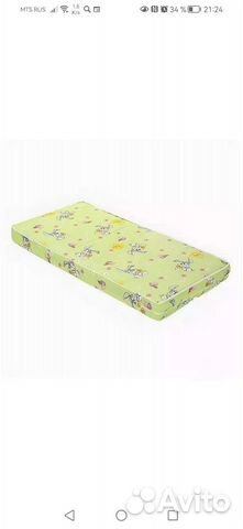 Матрац в детскую кроватку на кокосовой койре