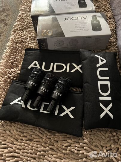 Микрофоны audix D2 и D4