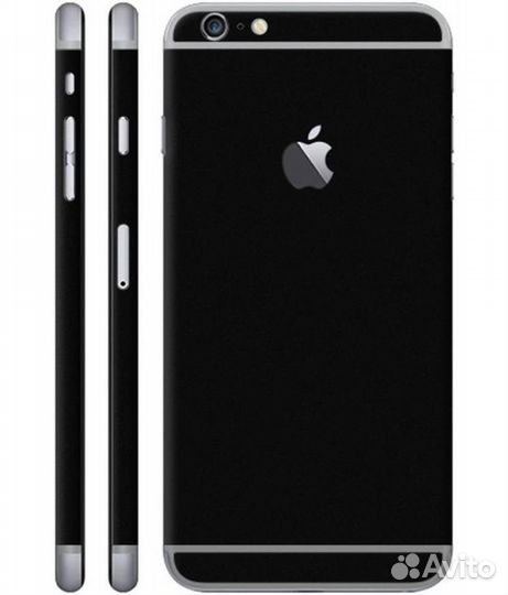 Наклейка (черная) на iPhone 6
