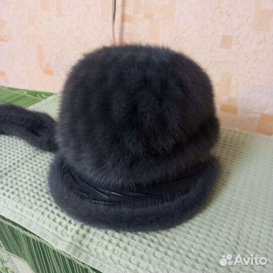 Шапка норковая женская бу