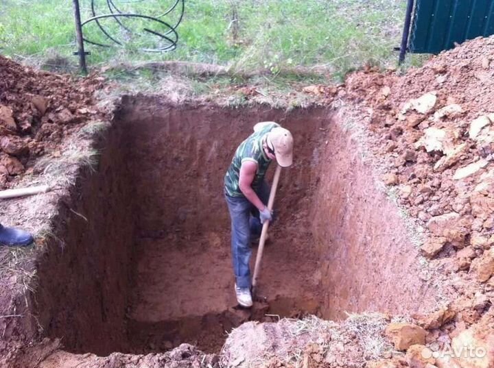 Копка траншей септики сергейпасад