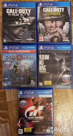 Диски игры для ps4