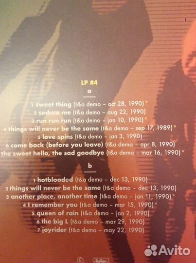 Roxette joyride 30th винил пластинка