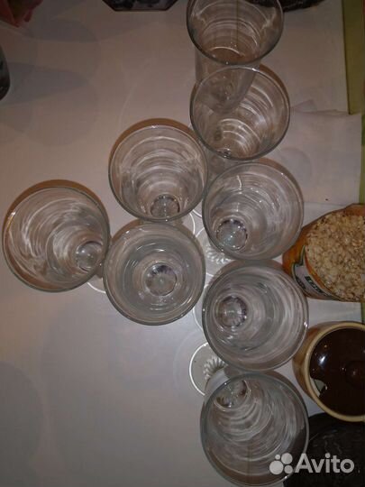 Бокалы для шампанского 8 штук