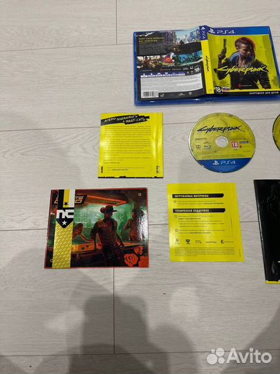 Диск на PS4 PS5 PS4 PS5 Cyberpunk 2077 отличный