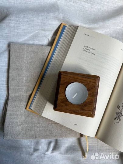 Подсвечник деревянный