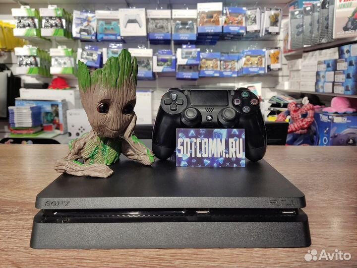 Sony Playstation 4 Slim б.у в идеале + MK11