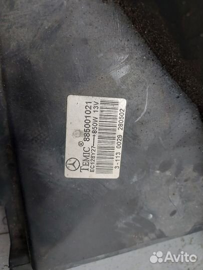 Вентилятор радиатора Mercedes ML W163, 2002