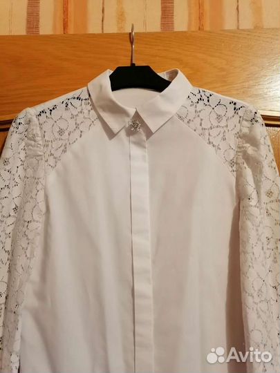 Блузка белая школьная