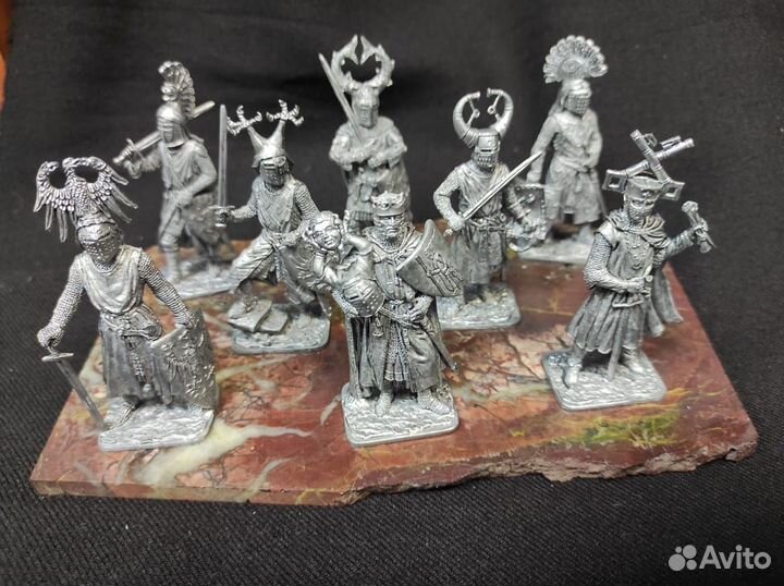 Солдатики оловянные Рыцари,набор Премиум класса
