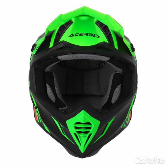 Шлем Acerbis X-Track 22-06 Fluo-Green/Black