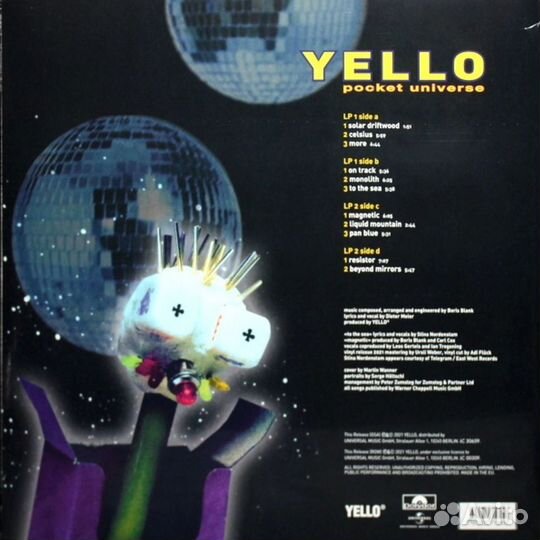 Yello Pocket Universe 2LP