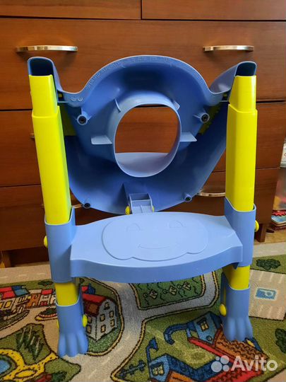 Сидушка на унитаз со ступенькой для детей