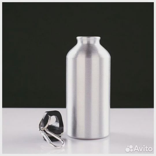 Фляжка бутылка фигурная с карабином