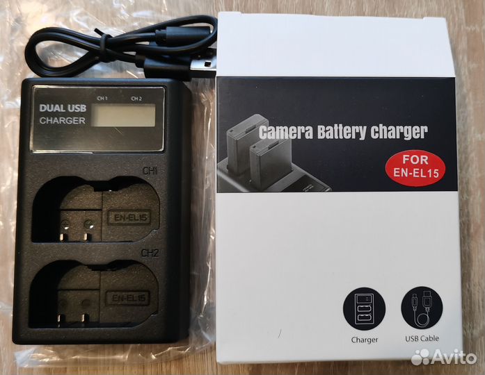 Умное USB зарядное устройство Palo Nikon EN-EL15