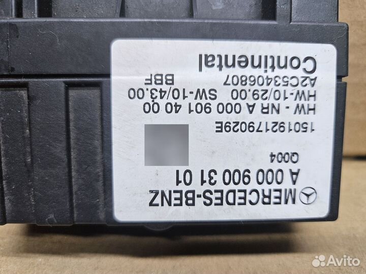 Блок управления топливным насосом Mercedes
