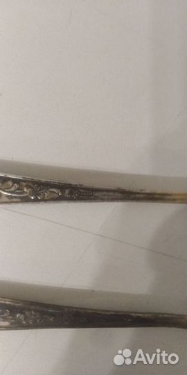 Ложки столовые серебряные