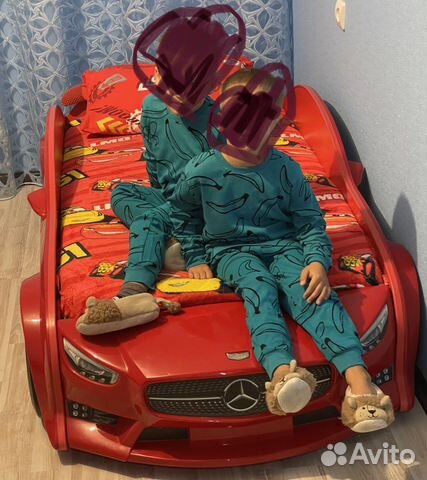 Кровать машина 3D