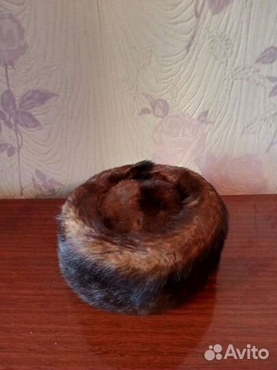 Норковая женская шапка
