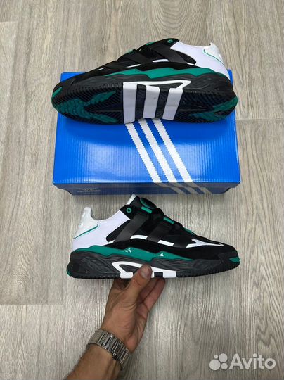 Кроссовки Adidas Niteball Black Green (36-45)