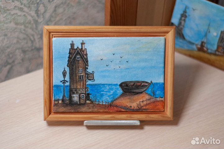 Картина море, миниатюра океан