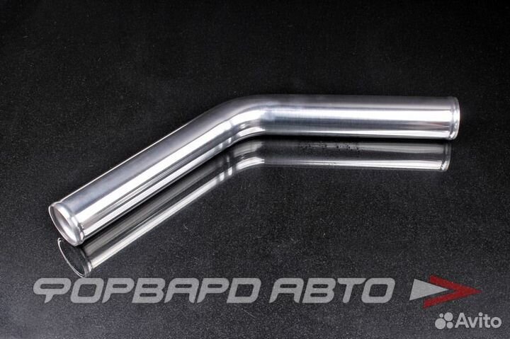 Патрубок алюминиевый 60 мм 45 градусов (L-300*300мм) ashu70-45-60-600mm fora Тайвань