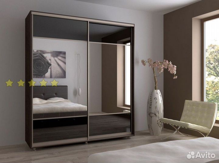 Шкаф с зеркалом без посредников