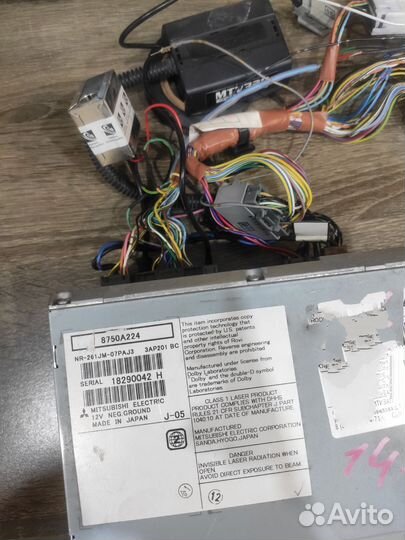 Магнитола штатная mitsubishi mmcs j05(r03)