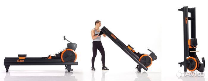 Гребной тренажер Water Rower Slider