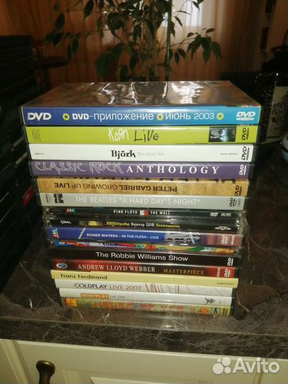 DVD диски / записи концертов и клипов