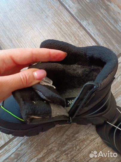 Ботинки зима 33р на мальчика