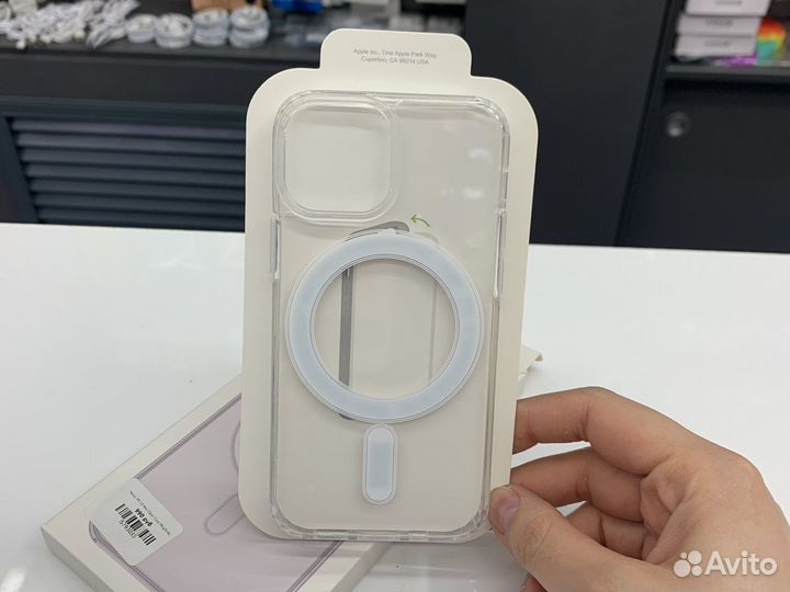Чехол iPhone 13 mini magSafe прозрачный