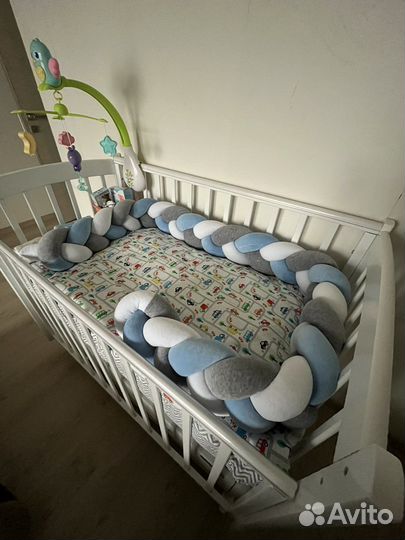 Бортик косичка