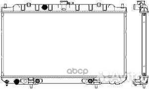 Радиатор системы охлаждения nissan sunny 1.5 2000